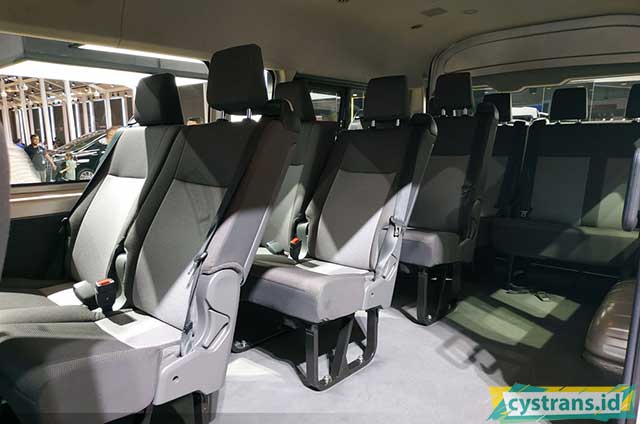 Interior All New Toyota Hiace Premio 12 Seat